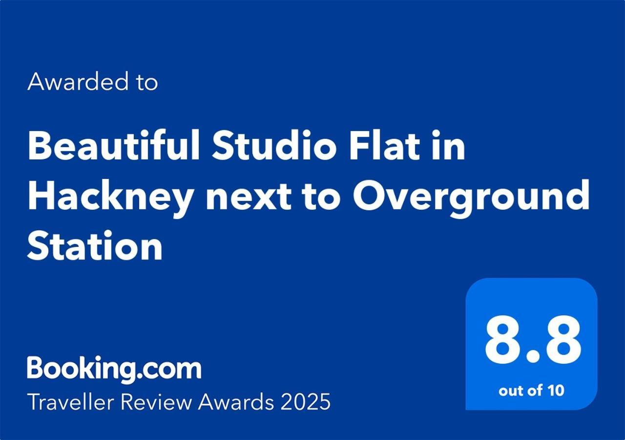 Beautiful Studio Flat In Hackney Next To Overground Station 런던 외부 사진